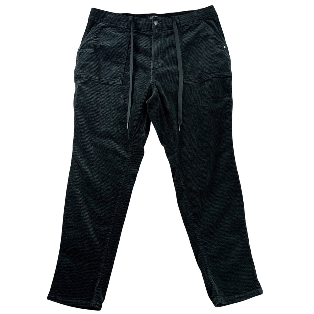 Judy Blue‎ Pants Womens 22w Corduroy Joggers Emerald Green Drawstring Stretchy